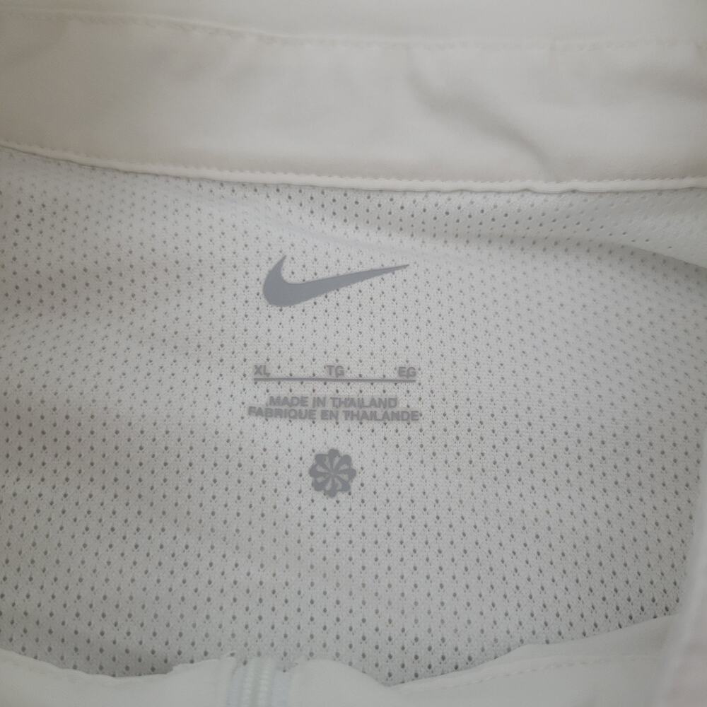 Mens Nike XL White Michigan State Spartans Sideline Lockdown Half Zip Jacket - Picture 3 of 13